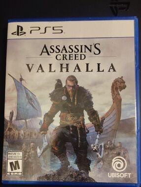 Assassin's Creed Valhalla PS5 Video Game - Ubisoft - Blue Cover